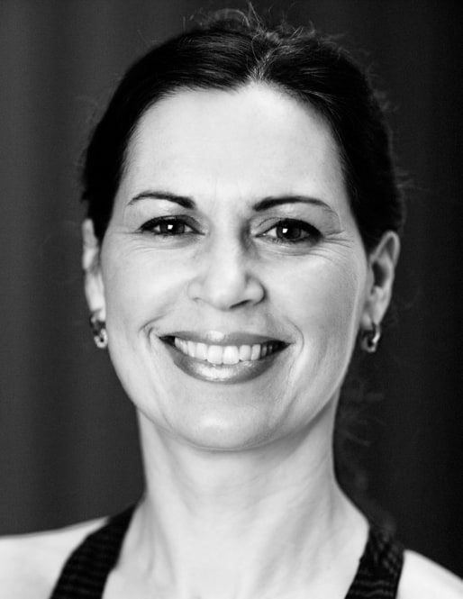 Porträtt av Melinda Byman som ler.